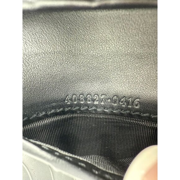 GUCCI GG Supreme Men's Web Black Bi-Fold Wallet - Picture 7 of 11